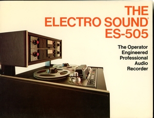 Electro Sound ES-505の英語カタログ 管3094