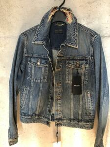 送料込！新品　サンローラン　デニムジャケット　日本製　デニムジャンパー　ケリング社　saint laurent paris