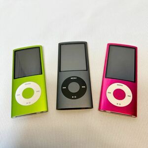 【3個】iPod Apple アイポッド デジタルオーディオプレーヤー nano 8GB 他1個　合わせて3個まとめての出品 未チェック・ジャンク品！