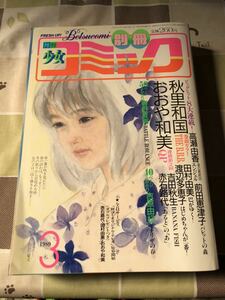 月刊別冊少女コミック 3月号 平成元年 吉田秋生 banana fish 渡辺多恵子 赤石路代 田村由美 前田恵津子 秋里和国 おおや和美