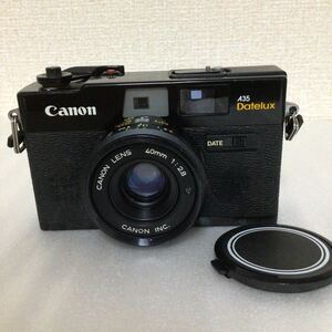 【59】★現状品★カメラ キャノン Canon A35 Datelux コンパクトフィルムカメラ レンズ CANON LENS 40mm 1:2.8
