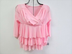 新品●社交ダンス　トップス　衣装　ピンク
