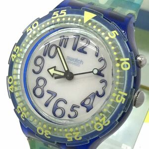 Swatch スウォッチ SCUBA200 スクーバ LOOMI SEA SPELL 腕時計 SDN902 クオーツ コレクション ブルー グリーン おしゃれ ポップ 格好良い