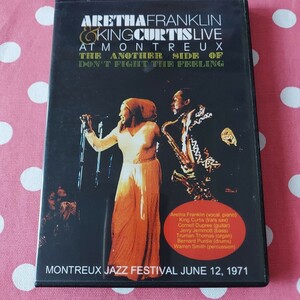 アレサ・フランクリン ARETHA FRANKLIN & KING CURTIS LIVE AT MONTREUX JAZZ FESTIVAL JUNE 12.1971 全曲17 DVD USD
