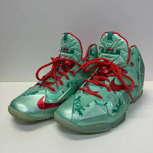 ◆オススメ◆ LEBRON XI 616175 カラー：GREEN GLOW/LT CRMSN-ARCTC GRN(301)定価23100円税込　サイズ28.0