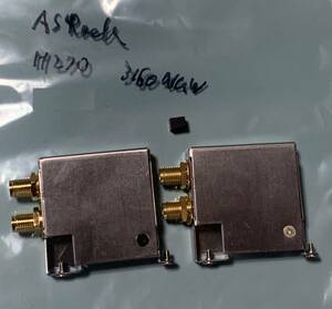 【中古】NGFF M.2 Wifiカード 3160NGW 3168NGW 2個セット / ASRock製マザーボード用 内部側配線・固定用部品付 