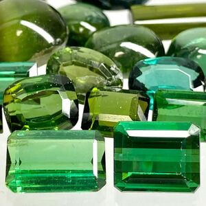 ●天然トルマリン23点おまとめ50ct●m ルース 裸石 宝石 ジュエリー jewerly tourmaline