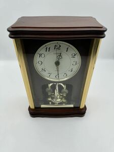 昭和レトロ CITIZEN シチズン 置時計　置き時計 インテリア 4RG574 リズム時計工業株式会社　オシャレ