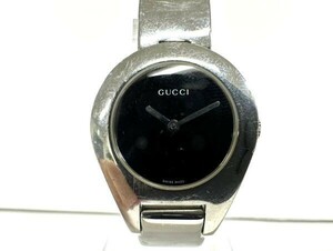 D010-G10-57 ◎ GUCCI グッチ 6700L レディース クオーツ 不動 腕時計 バングルウォッチ