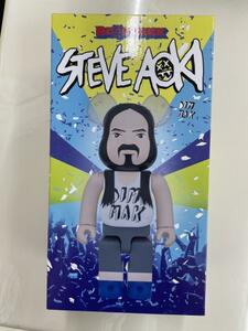 新品同様品 ベアブリック スティーブアオキ BE@RBRICK 400% SteveAoki BEARBRICK キューブリック