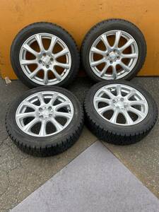 ☆バリ山！！☆　185/55R16　83Q　DUNLOP　WINTERMAXX　WM01　アルミ　DUFACT　4H　16×6J　PCD100　42　４本　A222