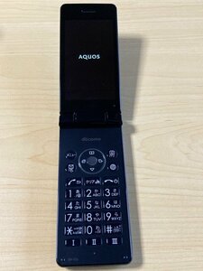 初期化済 docomo SIMロック解除済 AQUOS ケータイ SH-02L [ブラック] 携帯電話 ●聞きやすく見やすいAQUOSケータイ● Z12