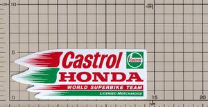 ホンダ カストロール Castrol ワールド スーパーバイク　レーシングチーム HONDA Raching ステッカー