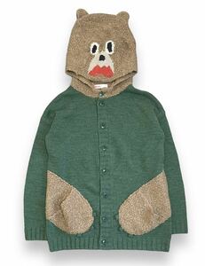 Rare 00s Archive Ne-net Bear Knit Masked Ear Cardigan issey miyake beauty:beast LGB L.G.B. bernhard willhelm 20471120 FOTUS W<