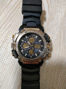 ジャンクレトロ 腕時計 SEIKO ALBA HYPER-TECH 1/1000 CHRONOGRAPH V083-7010 ブラック盤 電池交換済 セイコー 