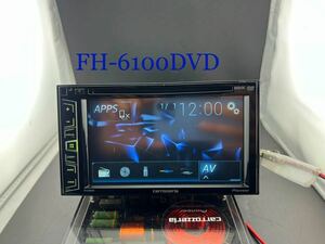 即決★Carrozzeria カロッツェリア FH-6100DVD DVD CD USB 6.2型 即決■DVDプレーヤー DVD