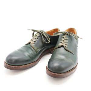 MOTO モト CORDOVAN PLAIN TOE SHOES コードバンプレーントゥシューズ グリーン系 2 2100 IT3U8ZH4EGLW