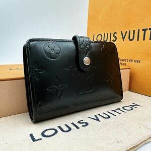 2753【美品】LOUIS VUITTON ルイヴィトン モノグラム ヴェルニ ポルトフォイユ ヴィエノワ 二つ折り財布 がま口 ウォレット M93521/MI2047