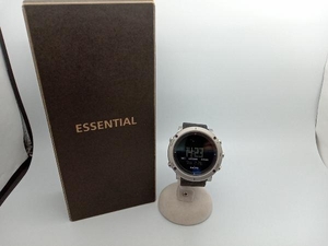SUUNTO 腕時計 ESSENTIAL STONE ブラック SS021218000 箱・取説付き (鉛筆1本・メモ帳付き) 動作確認済