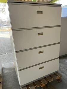 中古オフィス家具 イトーキ 4段ラテラル書庫 ④