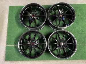 美品 RAYS G25 18×9J / 18×8J ET＋45 PCD100 5穴 4本 VOLK RACING 鍛造 レイズ ボルクレーシング VR 86 BRZ カローラスポーツ プリウス