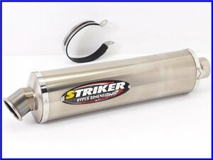 【M2】良品♪STRIKER Oval チタンサイレンサー♪60.5mm♪ストライカー♪GPz900R/ZRX1200R/ゼファー1100/XJR1300/CB1300SF/CB1000SF♪