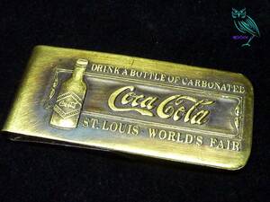 【y5052】送料270円～◆Coca Cola & Tiffany　money clipコカ・コーラ×ティファニー マネークリップ◆スタジオビンテージアンティーク