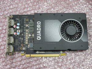 nVIDIA / Quadro P2000 / GDDR5 5GB / DisplayPort 1.4対応コネクタ ×4系統出力 / 動作確認済み / No.T143