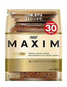 AGF マキシム 袋 60g 【 インスタントコーヒー 】 【 詰め替え エコパック 】
