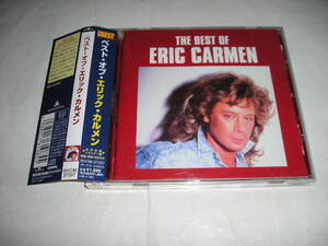 帯付CD：ERIC CARMEN「ベスト・オブ・エリック・カルメン」（BVCM-３７３３７）