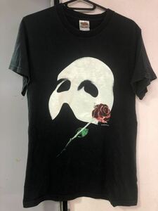 80s ビンテージ ヴィンテージ Tシャツ オペラ座の怪人 アメリカ古着 ビンテージ カニエウエスト着　Sフルーツ ニューヨーク