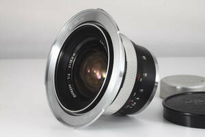 珍品★驚愕の超極上美品★ Carl Zeiss Distagon 18mm F4 Contarex用 希少リング付き ★完動品★ ディスタゴン コンタレックス #086