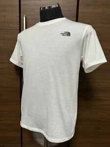 THE NORTH FACE(ザ・ノースフェイス） S/S SQUARE LOGO GRAPHIC TEE（スクエアロゴグラフィックティー）NT31803Z ホワイト M 限定モデル