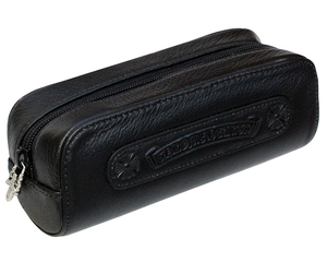 CHROME HEARTS LEATHER CASE クロムハーツ　レザーケース　ブラック　