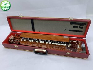 【YG-0170】琴伝流 さつき 大正琴 和楽器 ハードケース付 伝統芸能 現状品【千円市場】