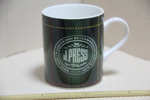 陶器製 J.PRESS ロゴ マグカップ 検索 1902 Jプレス ロゴ マーク VAN 非売品 グッズ 企業物 ノベルティ