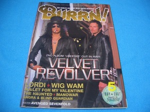 ★BURRN!★VELVET REVOLVER【2007年5月】アンセム / ANNIHILATOR / NIGHT RANGER / ANGRA / BLIND GUARDIAN / MANOWAR / PINK CREAM 69