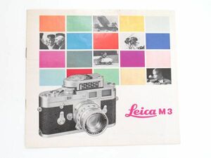 AC 5-5 当時物 昭和レトロ カタログ ライカ M3 Leica レンズ アクセサリー 昭和39年頃 21×19cm