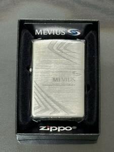 zippo MEVIUS silver 限定品 メビウス シルバー 2014年製 当選品 前面刻印 懸賞品 MILD SEVEN マイルドセブン ケース 保証書