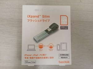 (1) SanDisk R06Z004A iXpand Slim フラッシュドライブ au+1collection 128GB