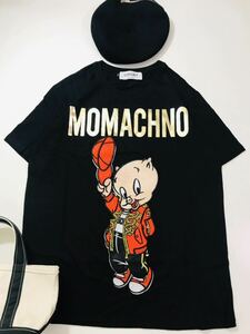 100円 未使用　COCUET レディース　オーバーサイズ　ビッグ　半袖Tシャツ　ブラック　M