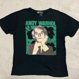 HYSTERIC GLAMOUR ANDY WARHOL アンディウォーホル　tee tシャツ L ヒステリックグラマー　黒　ブラック