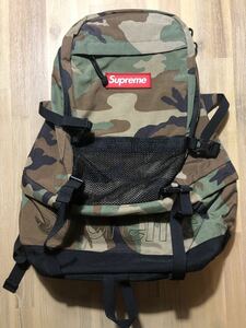 CAMO 2015 Supreme BACKPACK 迷彩 カモ シュプリーム バックパック リュック north face ノースフェイス tnf