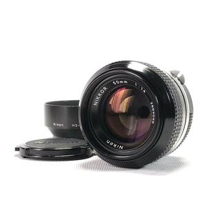 1スタ Nikon New NIKKOR 50mm F1.4 ニコン Fマウント 単焦点 レンズ 並品 1円 24E ヱE4