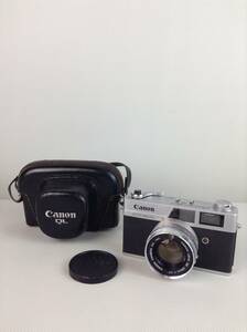 A6361○Canon キャノン QUICK LOADING フィルムカメラ レジンファインダー SE 45mm 1:1.7 ケース付き