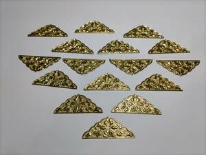 【神殿金具】 幅60ｍｍ （10枚）神殿、神輿、ミニ山車、神棚扉金具です。 送料無料！