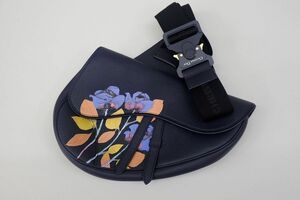 ◆63 バッグ83 Christian Dior サドルポーチ SADDLE MaxFaxtor マックスファクター プリント クリスチャンディオール ◆消費税0円