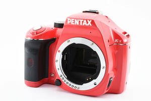 【実用動作品】 PENTAX ペンタックス K-x ボディ レッド Red Color / デジタル一眼レフ カメラ #2129855
