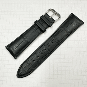 【未使用・長期在庫処分品】　ORIS/オリス　4　純正ストラップ/ベルト　黒クロコマット　22mm　12274