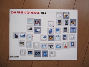 送料無料 ☆ バートン 2002年版 MENS カタログ ☆ BURTON RIDER